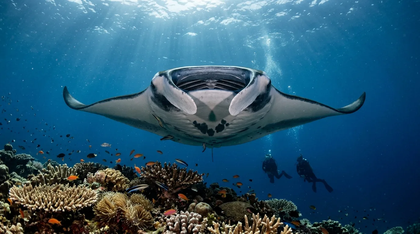 Illustration : Bali — Nusa Penida : Mantas, Mola-Mola et Courants