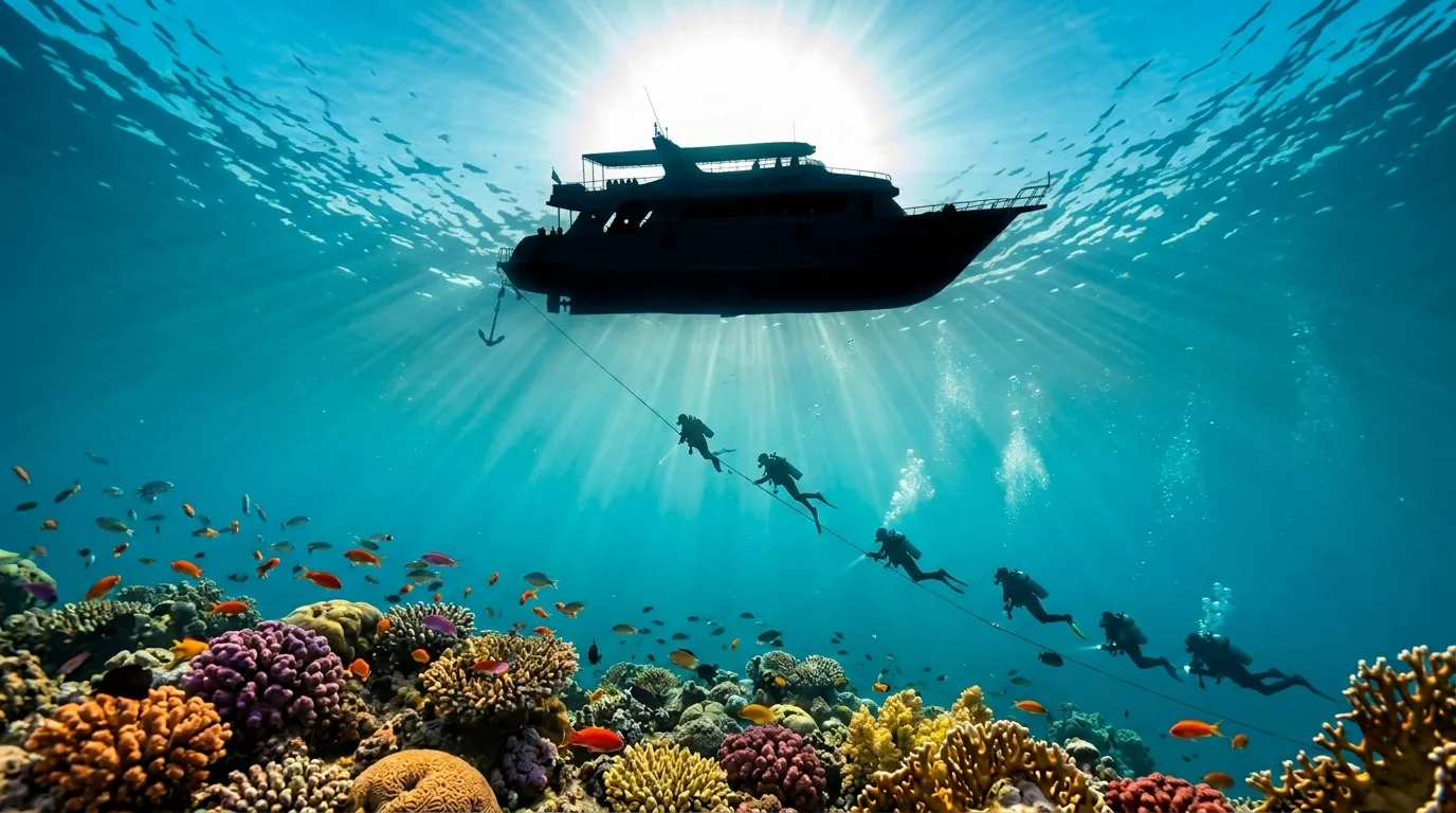 Illustration : Égypte — L'Expérience Croisière : Le Liveaboard (Plongée Croisière)