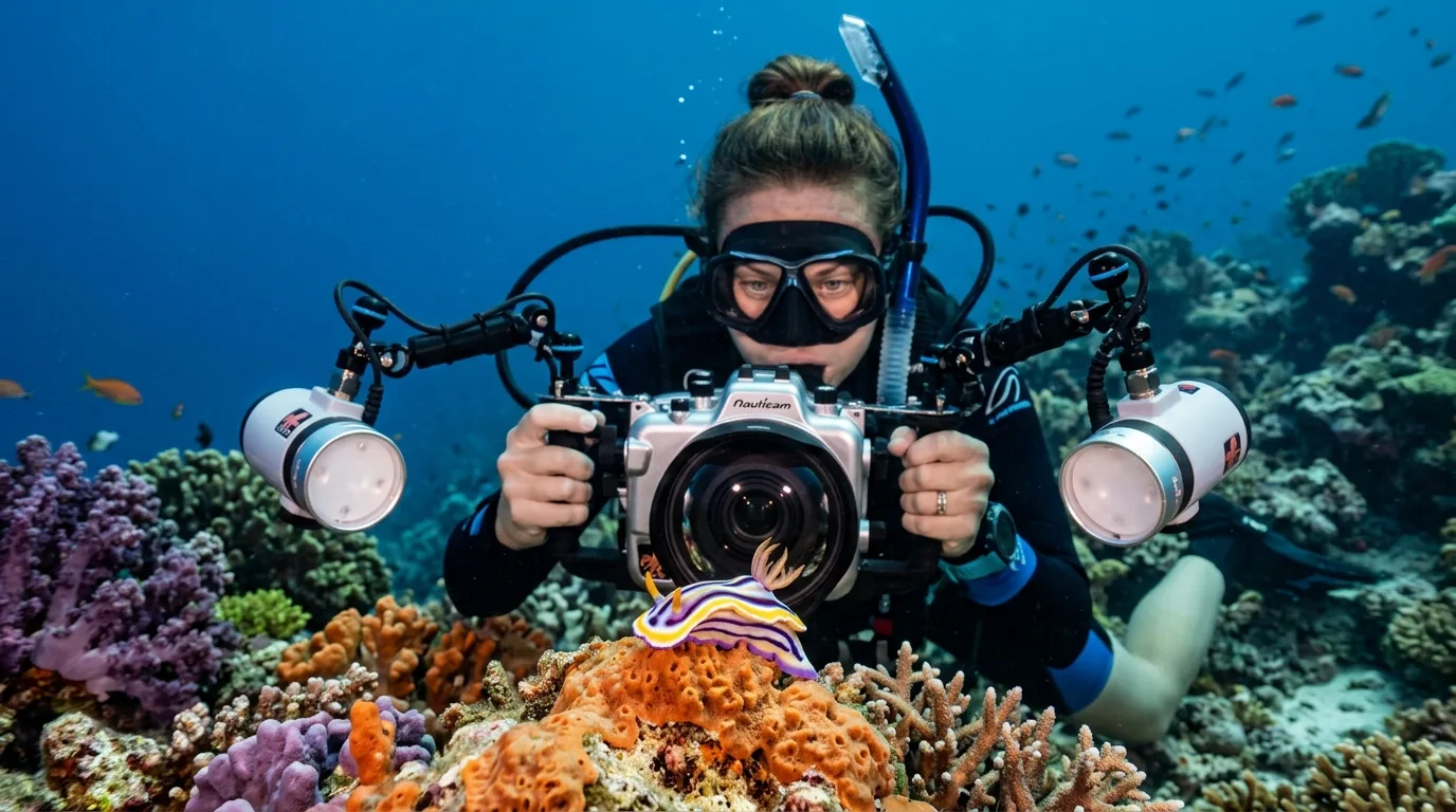 Illustration : Photo sous-marine — L'odyssée du macro : le monde de l'infiniment petit