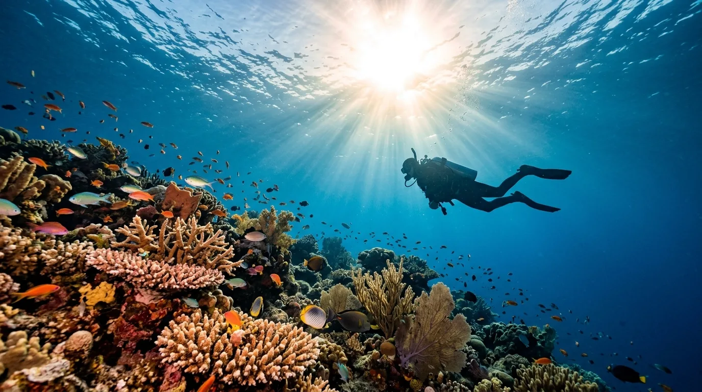 Illustration : Photo sous-marine — Le storytelling visuel : composer son image